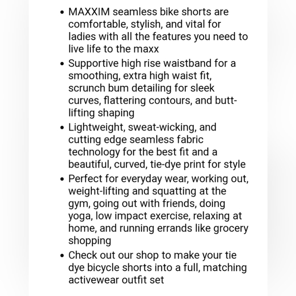 NWT MAXXIM High Waisted Gray Acid Wash Bike Shorts Size Small - Picture 6 of 7